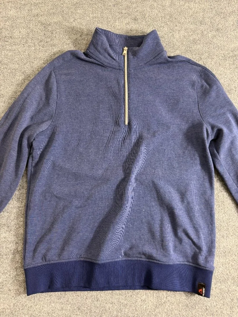Banana Republic Polartec Men’s Quarter Zip Pullover Sweatshirt Navy Blue Size L